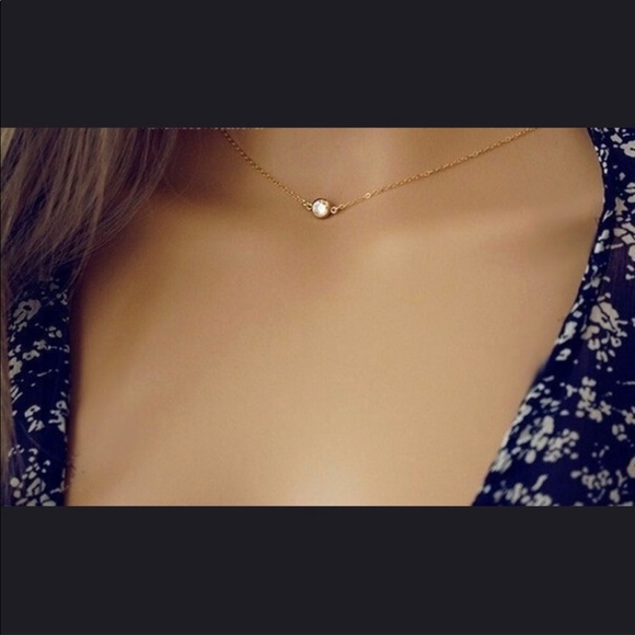 Dainty Silver Plated Lariat Body Chain - Picture 3 of 5